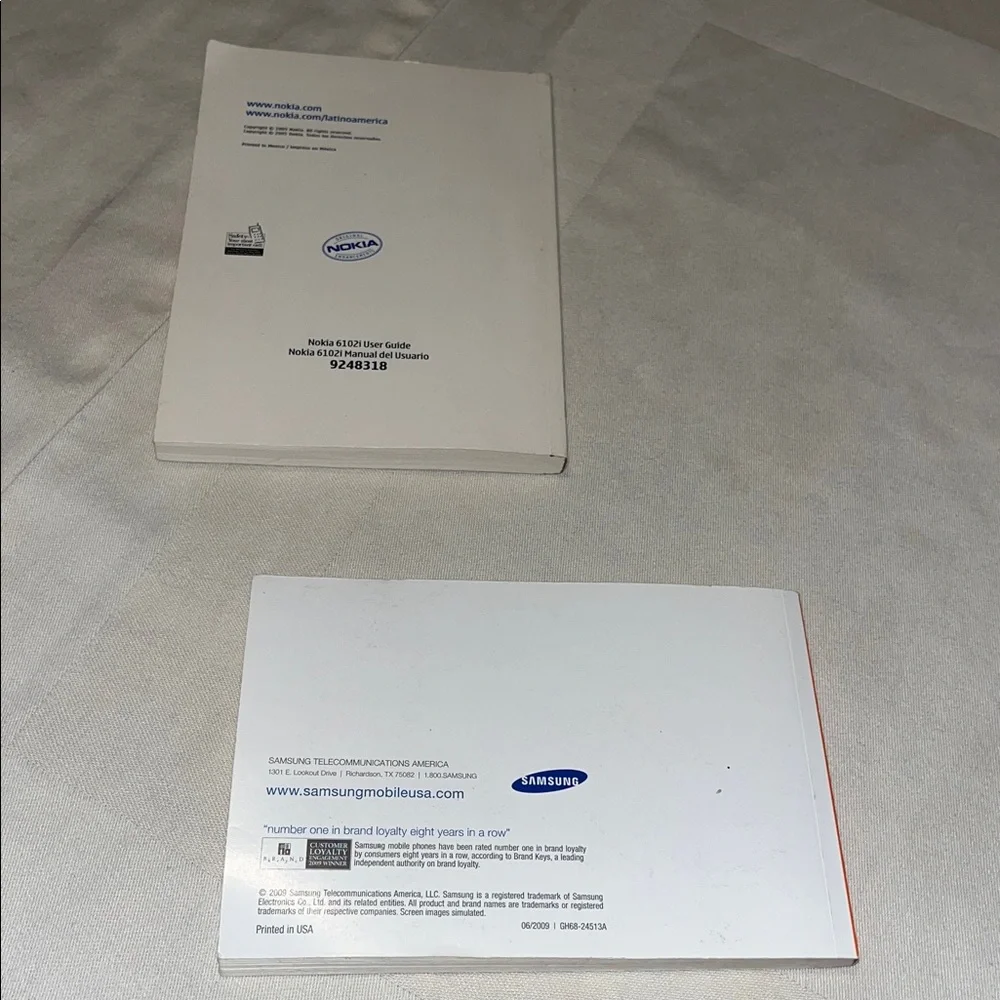 Samsung SGH-a777 User Manual and Nokia 6102i User Guide